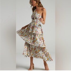 Floral Tiered Maxi Dress - Showpo Caro Midi Dress